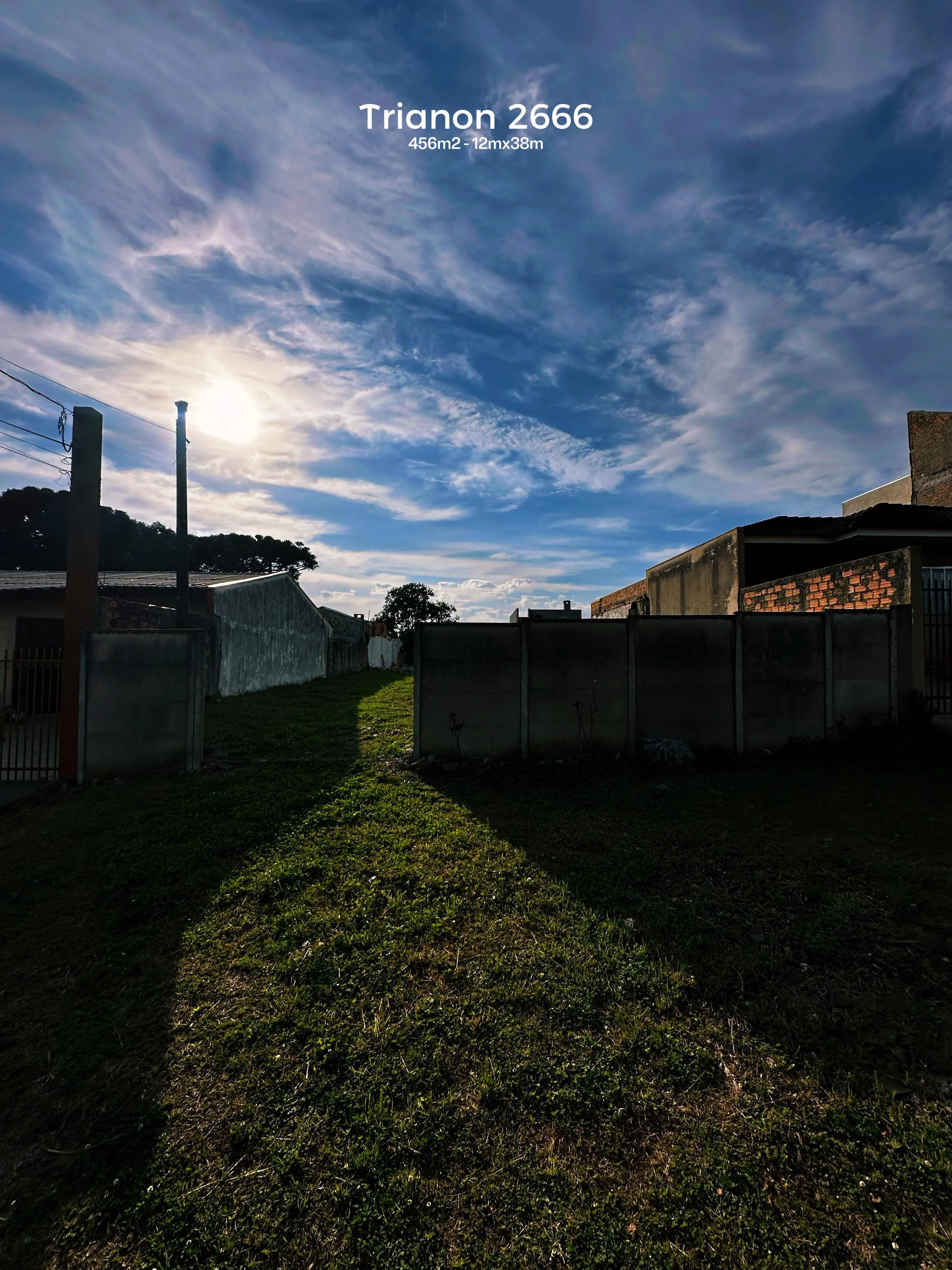 Terreno urbano à venda no Trianon – Guarapuava/PR